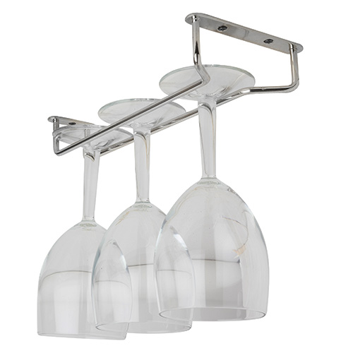 Chrome 10" Wine Glass Display Hanger